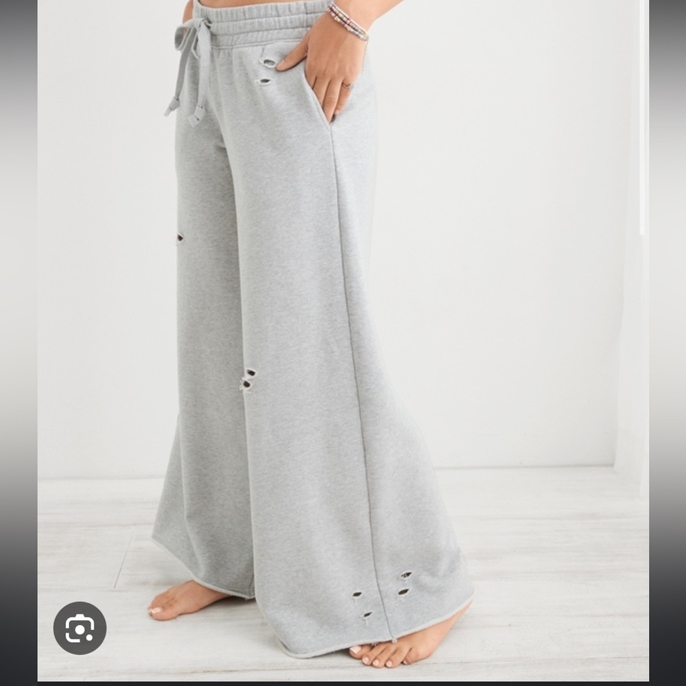 Aerie skater wide leg pant